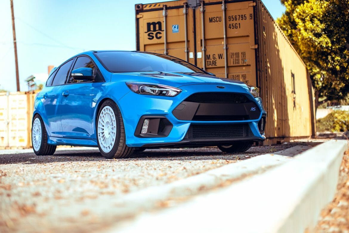 focus rs exhaust focus rs blue