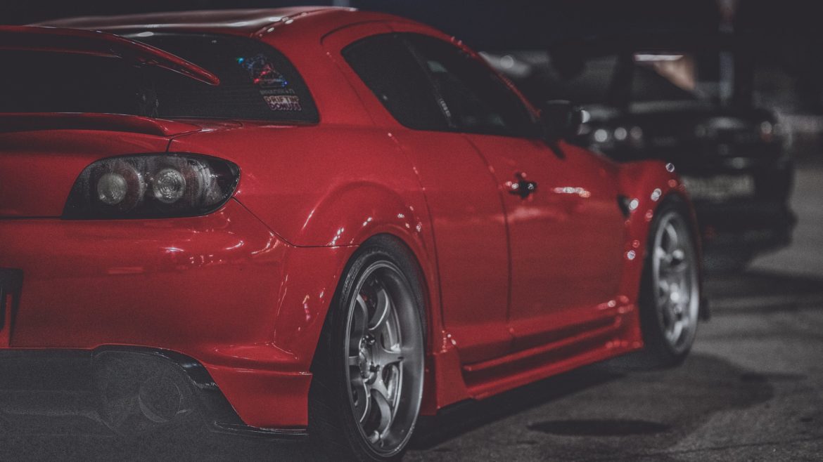 mazda RX-8 Red Mazda RX8